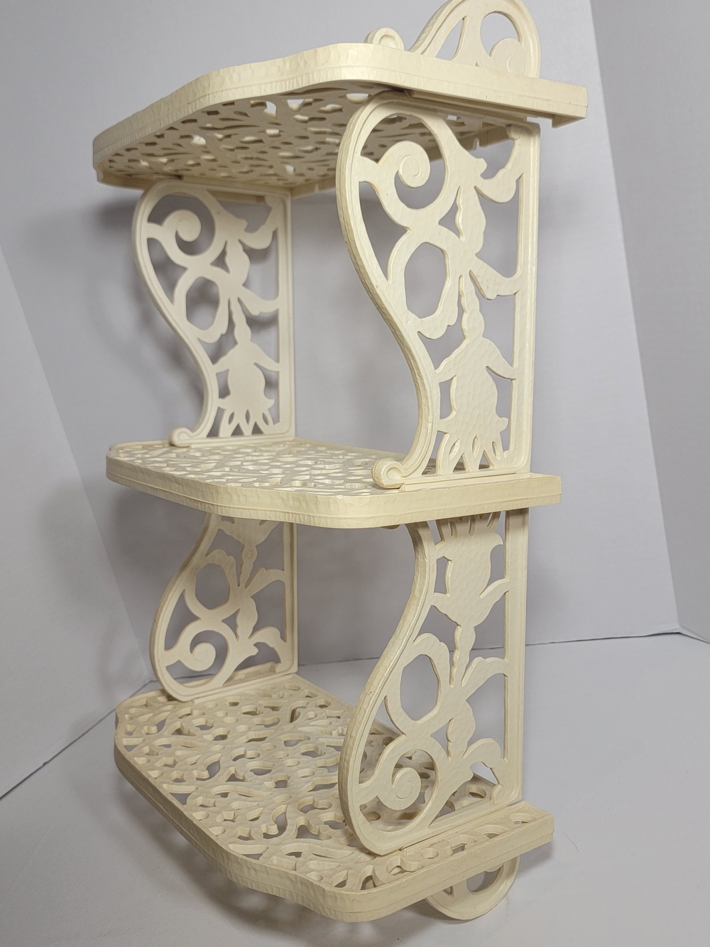 Vintage Homco Floral Shelf